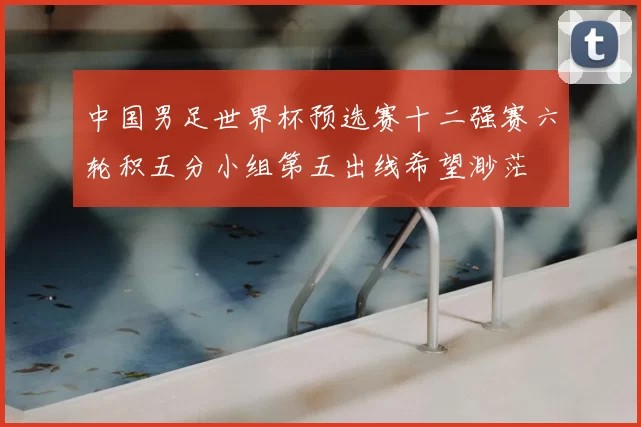 中国男足世界杯预选赛十二强赛六轮积五分小组第五出线希望渺茫