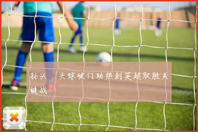 孙兴慜头球破门助热刺英超取胜关键战